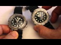 Tale of Two Tunas: Seiko SBBN033 and SBBN017 Comparison