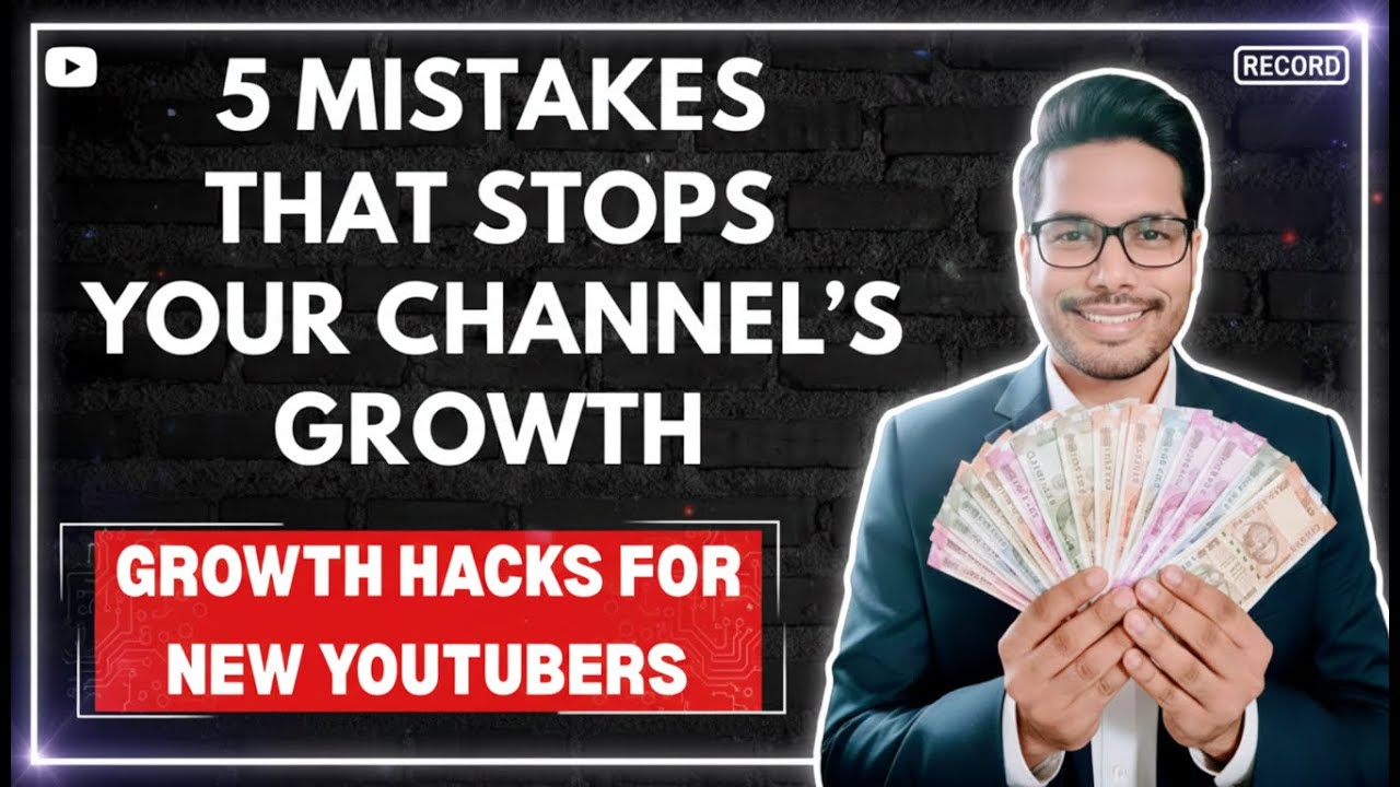 New Creators Avoid These 5 MISTAKES To Grow Quickly On YouTube - YouTube