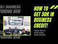 Haitian_CEO on Million Dollaz Worth of Game: How to get 50K in business credit!