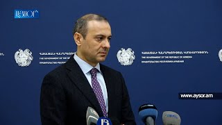 Мы не просим мира, мы предлагаем мирные решения — Армен Григорян
