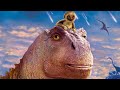 ديناصور وعيلة من القرود بيلاقوا نفسهم لوحدهم مع ديناصورات متوحشة في نهاية العالم ملخص فيلم Dinosaur