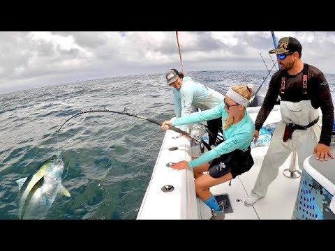 Battling the BIGGEST Fish of my LIFE! **Huge Tuna** (Catch & Sashimi)