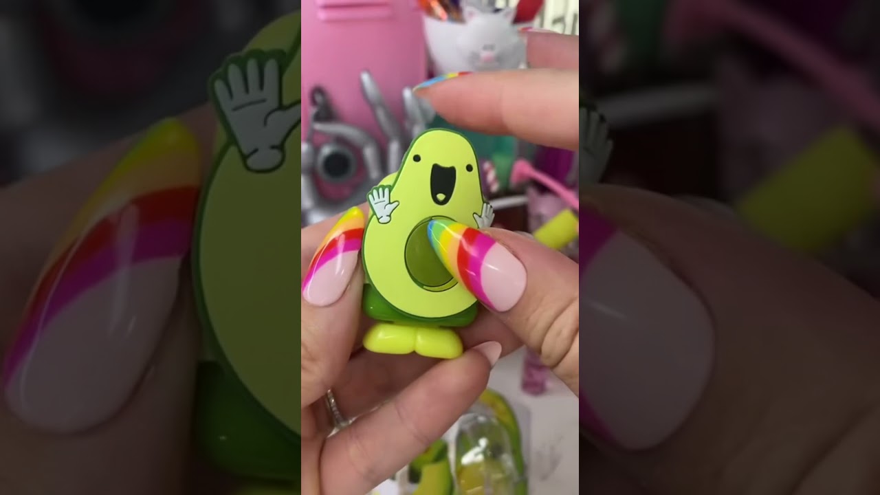 Avocado lipgloss avocado lip balm ASMR unboxing