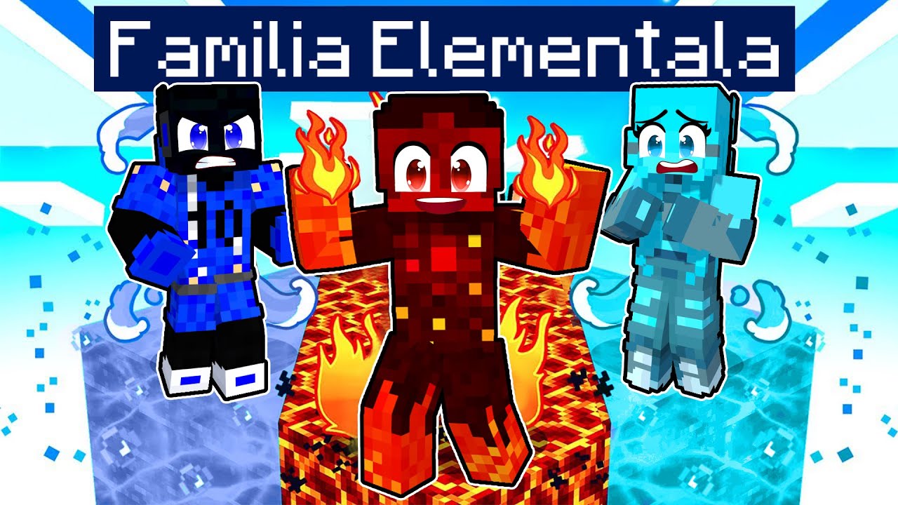 Familia elementala in minecraft?!