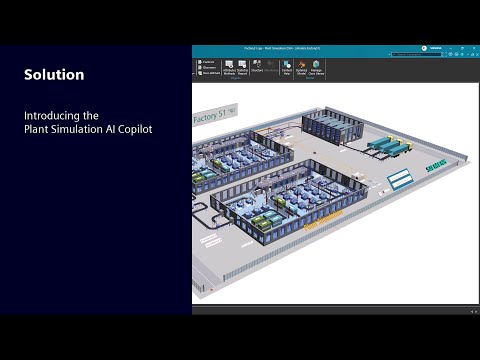 Introducing the AI Powered Copilot for Siemens Plant Simulation software