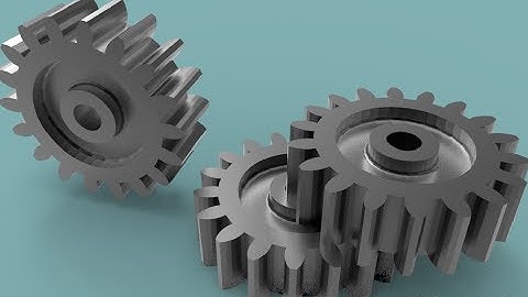 Creating 3D gear in AutoCAD