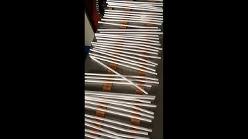 Full automatic artistic drinking straw making machine