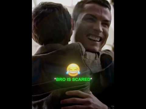 Ronaldo laughed at his son + Messi.. 🤩🔥