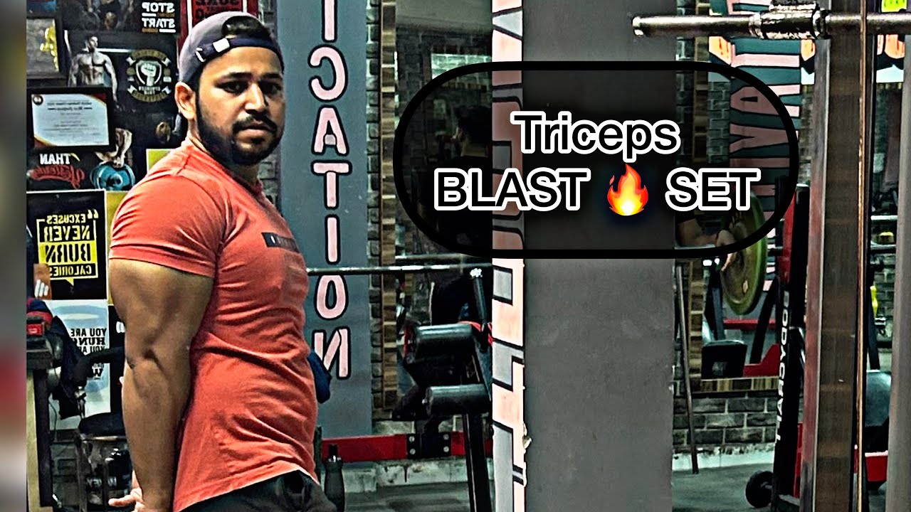 Best Exercise for Triceps muscle🔥