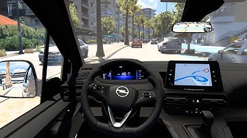 Opel Combo 2023 - Euro Truck Simulator 2 [Steering Wheel Game Play]