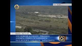 Avioneta aterriza de emergencia en Barquisimeto