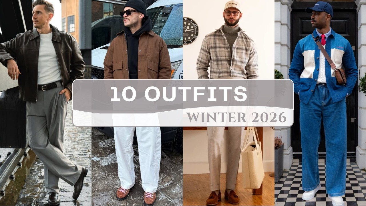 10 Latest Outfits for Men | Winter 2026 Fashion