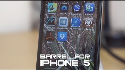 Barrel Working on iPhone 5S IOS7