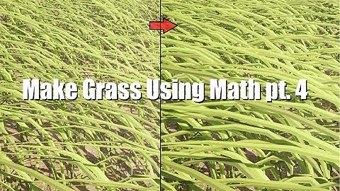 UE5 Procedural Grass Using Bezier Curves pt. 4: View Dependent Thickening