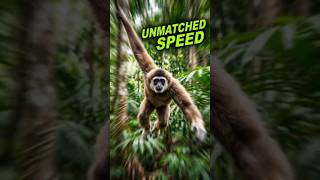 This Animal Can Swing at 35 MPH! 😲🐒 #shorts #shortsfeed #animals #facts