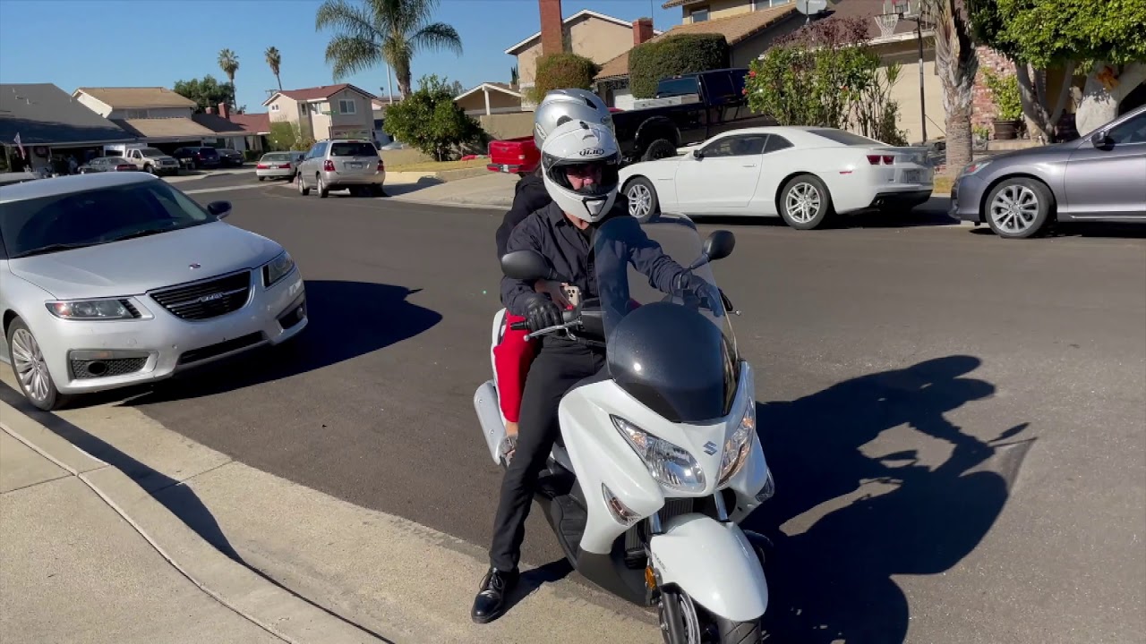 Suzuki Burgman 200 2020 1St Day   HD 1080p