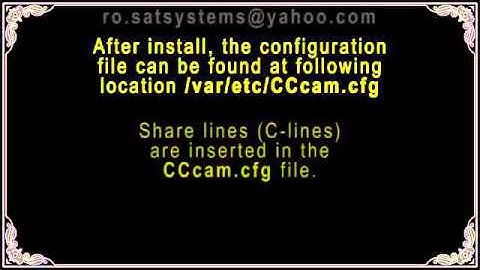 How to install CCcam on Dreambox DM500 800