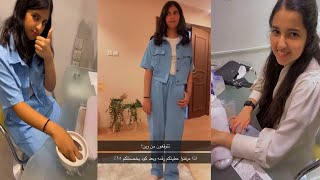 سنابات هيا وهيفاء | رايحين الصالون يركبو اظافر 