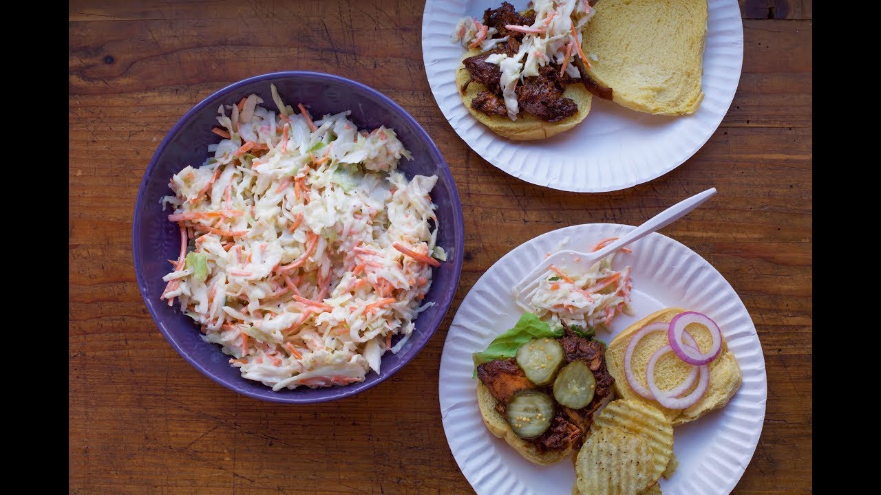 Quick BBQ Recipes: Rotisserie Chicken Sandwich & Apple Maple Cole Slaw | Rachael Ray Show