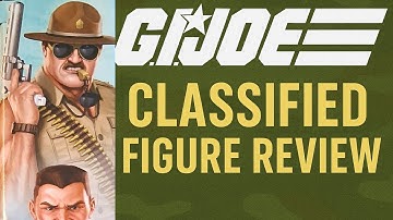 G.I. Joe Classified Series Action Figure Review:  Sgt. Slaughter (and Mercer)