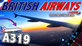 BRITISH AIRWAYS Airbus A319 Flight London Heathrow - Manchester (4K HDR)