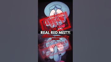 The Truth About Red Mist: Is Squidward’s Suicide Episode Real? #shorts #theory #spongebob #trending