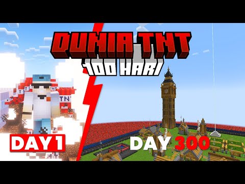 300 Hari Minecraft DUNIA TNT 💥💥!!!