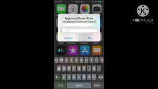 Pop up screenshot - Sign in to iTunes Store