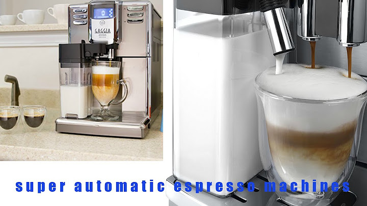 Commercial super automatic espresso machine reviews