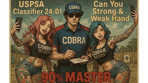 USPSA Classifier CM 24-01 "Can you Strong & Weak Hand" - 90% Master Run CZ Tactical Sports