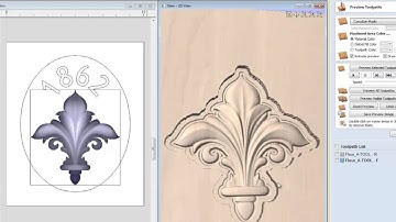 Vectric V8 Tutorials - Import 3D Toolpath