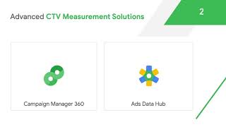 DV360 | CTV Measurement Overview - Part 1