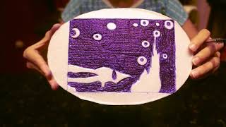 STYROFOAM ENGRAVING TECHNIQUE