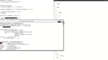 Live compiler inspection with OMeta