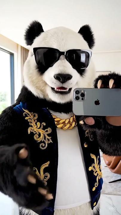 “Rich panda ka ultimate flex💰💀”| Panda bana technical guruji🔥. #ai #shorts