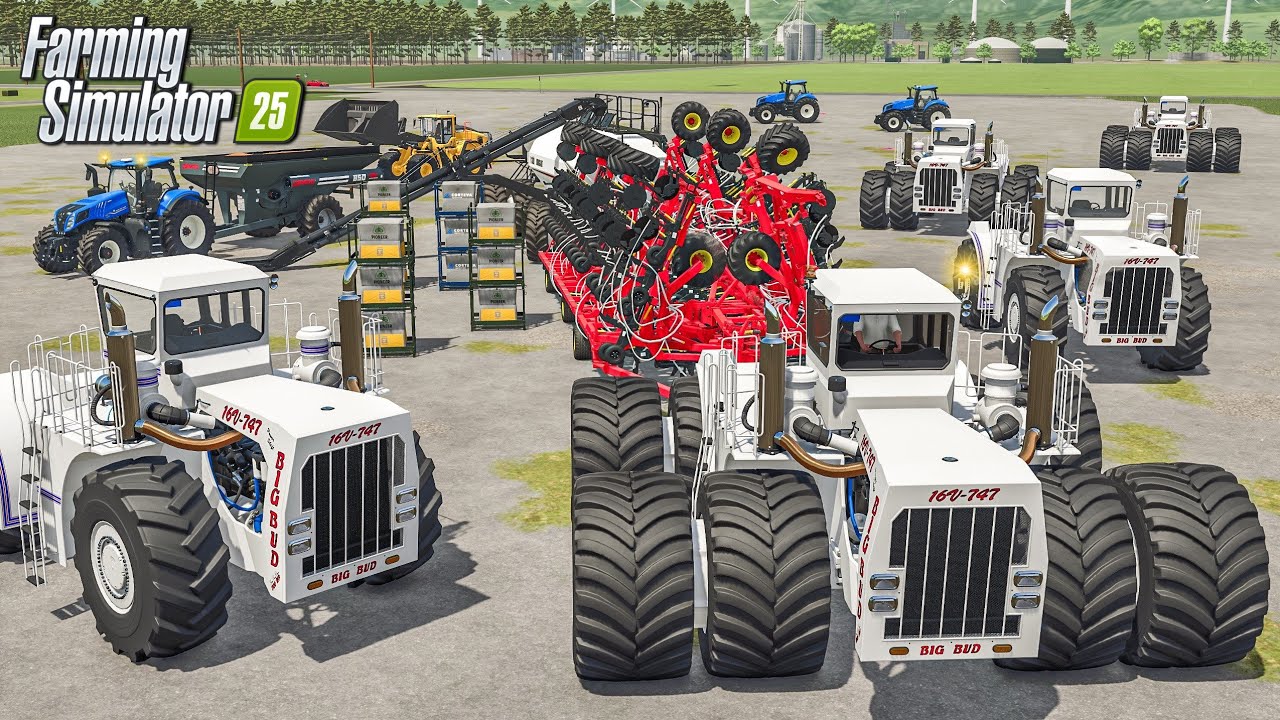 Powerful Big Bud Combo Handles Giant Task In Fs25 | Farming Simulator 25