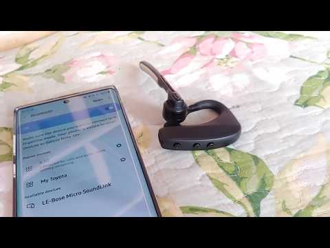 How to setup K10 bluetooth headset with Samsung Note 10