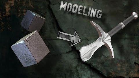 "Epic Fantasy Sword Made in Blender | Stunning 3D Weapon Design | Part 1 : Modeling"