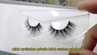 Onlycanas New Product Mink Eyelash False Eyelashes Private Label 3D Mink Eyelashes