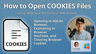 How to Open COOKIES Files (Web Browser Cookie)