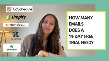 How many onboarding emails does a 14-day trial need?