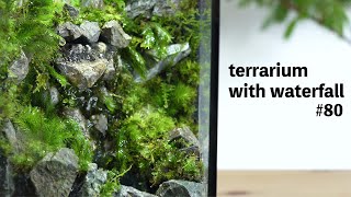 How to make a small waterfall into a moss terrarium #80