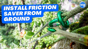 How to install/retrieve a friction saver with a throwline