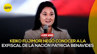 Para Fujimori declaración de Villanueva demuestra investigación con fines políticos, niega negociado