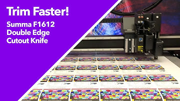 Stop Trimming By Hand! Summa F Series | Double Edge Cutout Knife