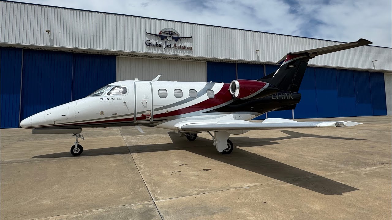 Phenom 100E, LV-HTK, Ferry Flight, FDO-MOR