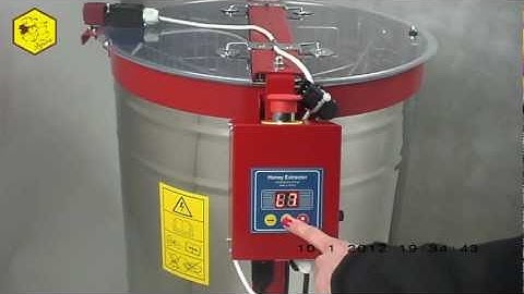 Honey extractor - diagonal-electric EN