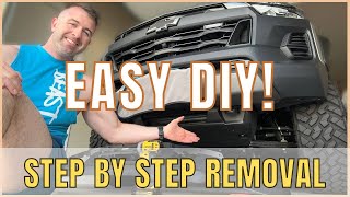 2023 CHEVY COLORADO AIR DAM REMOVAL