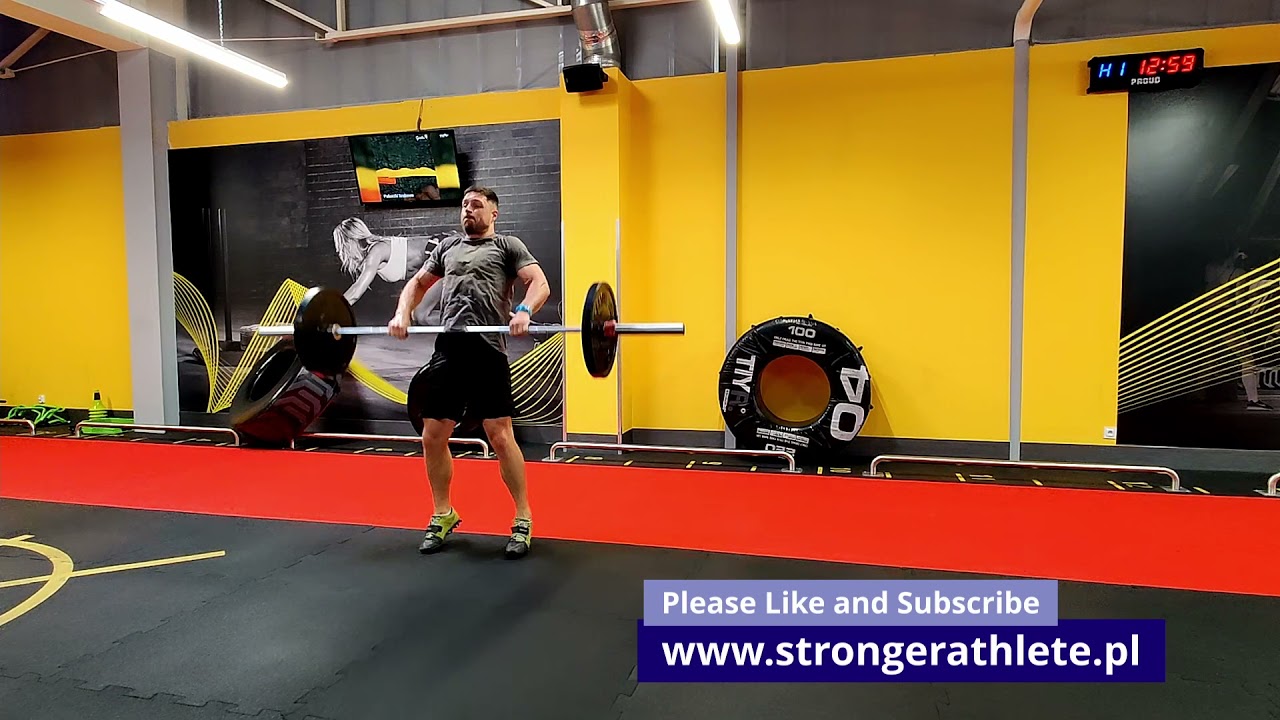 Low Hang Power Clean and Press YouTube