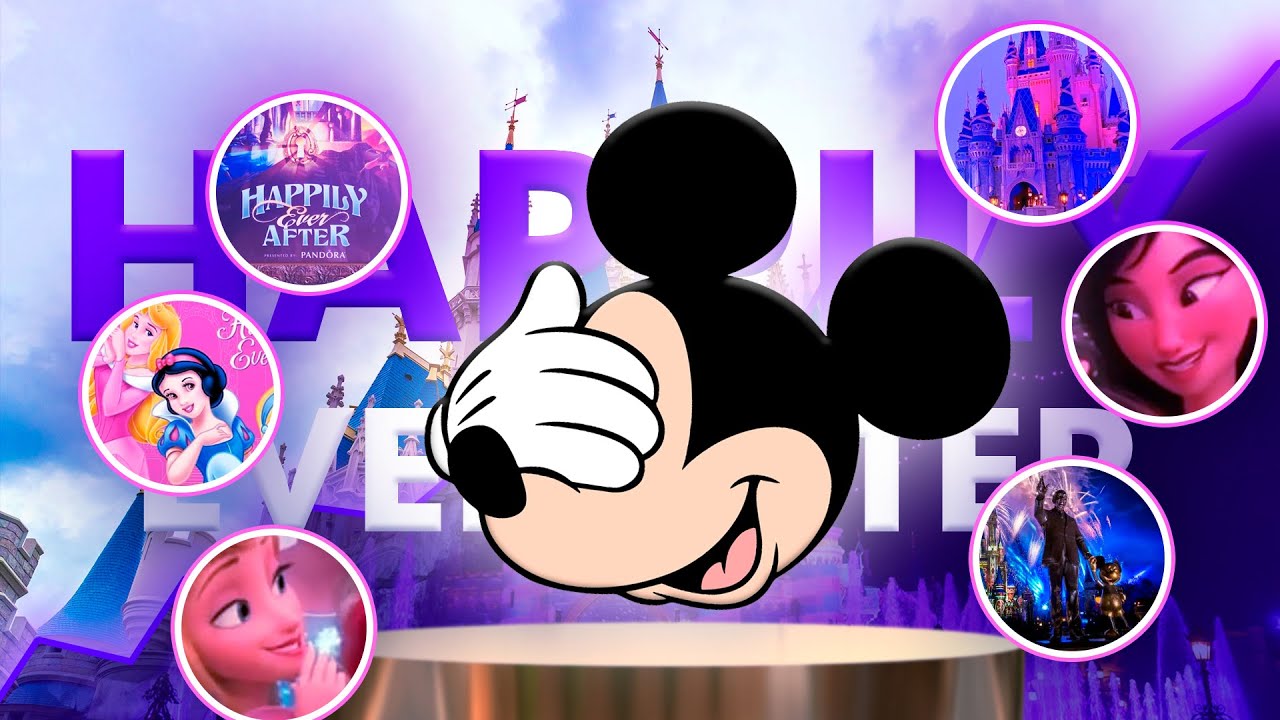Happily Ever After 2023 en #magickingdom -Descubre con este gran espectáculo final al completo- #4k